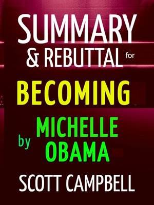cover image of Summary & Rebuttal for Becoming by Michelle Obama